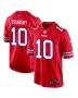 Mitch Trubisky 10 Buffalo Bills Team Game Men Jersey – Red