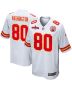 Montrell Washington 80 Kansas City Chiefs AFC Champions Patch Game Men Jersey – White