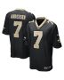 Morten Andersen 7 New Orleans Saints Men Game Retired Jersey – Black