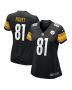 MyCole Pruitt 81 Pittsburgh Steelers Women’s Game Jersey – Black