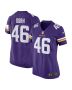 Myles Dorn 46 Minnesota Vikings Women Game Jersey – Purple