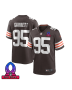 Myles Garrett 95 Cleveland Browns 2025 Pro Bowl Patch Game Men Jersey – Brown