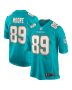 Nat Moore 89 Miami Dolphins Men Game Retired Jersey – Aqua