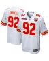 Neil Farrell 92 Kansas City Chiefs AFC Champions Patch Game Men Jersey – White