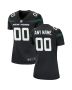 New York Jets Women Alternate Custom Game Jersey – Stealth Black