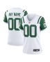 New York Jets Women’s Classic Alternate Custom Jersey – White