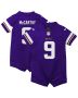 Newborn & Infant Minnesota Vikings J.J. McCarthy Purple Romper Game Jersey