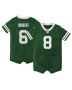 Newborn & Infant New York Jets Aaron Rodgers Legacy Green Game Romper Jersey