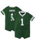 Newborn & Infant New York Jets Ahmad Sauce Gardner Legacy Green Game Romper Jersey