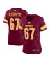 Nick Allegretti 67 Washington Commanders Women’s Game Jersey – Burgundy