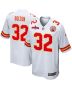 Nick Bolton 32 Kansas City Chiefs AFC Champions Patch Game Men Jersey – White