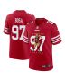Nick Bosa 97 San Francisco 49ers Run Bosa Run Game Men Jersey – Scarlet