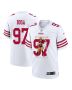 Nick Bosa 97 San Francisco 49ers Run Bosa Run Game Men Jersey – White