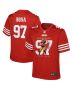 Nick Bosa 97 San Francisco 49ers Run Bosa Run Game YOUTH Jersey – Scarlet