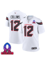 Nico Collins 12 Houston Texans 2025 Pro Bowl Patch Game Men Jersey – White