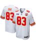 Noah Gray 83 Kansas City Chiefs Super Bowl LVIII Patch Game Men Jersey – White