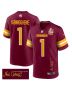 Noah Igbinoghene 1 Washington Commanders Super Bowl LIX Champions Patch ‘New Orleans – Where Passion Ignites’ EMBROIDERED Game Men Jersey – Burgundy