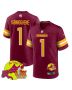 Noah Igbinoghene 1 Washington Commanders Super Bowl LIX New Orleans Patch Game Men Jersey – Burgundy