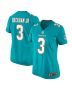 Odell Beckham Jr. 3 Miami Dolphins Women’s Game Jersey – Aqua