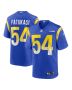 Olakunle Fatukasi 54 Los Angeles Rams Game Men Jersey – Royal