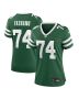Olu Fashanu 74 New York Jets Women’s Team Game Jersey – Legacy Green