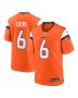 P.J. Locke 6 Denver Broncos Team Game Men Jersey – Orange