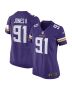 Patrick Jones II 91 Minnesota Vikings Women Game Jersey – Purple