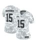 Patrick Mahomes 15 Kansas City Chiefs Women’s 2024 Salute to Service Limited Jersey – Arctic Camo