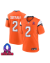 Patrick Surtain II 2 Denver Broncos 2025 Pro Bowl Patch Game Men Jersey – Orange