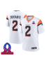 Patrick Surtain II 2 Denver Broncos 2025 Pro Bowl Patch Game Men Jersey – White