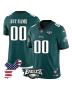 Philadelphia Eagles Philadelphia Patch Game Men Custom Jersey – Midnight Green