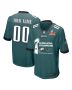 Philadelphia Eagles Super Bowl LIX Champions Locker Room Trophy Collection Game Men Jersey – Midnight Green