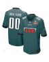 Philadelphia Eagles Super Bowl LIX Champions Simple Style Game Men Custom Jersey – Midnight Green