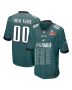 Philadelphia Eagles Super Bowl LIX Eagles Roster Game Men Jersey – Midnight Green