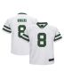 Preschool New York Jets Aaron Rodgers Legacy White Game Jersey