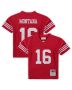 Preschool San Francisco 49ers Joe Montana Mitchell & Ness Scarlet 1990 Retired Player Legacy Jersey