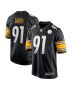 Preston Smith 91 Pittsburgh Steelers Game Men Jersey – Black