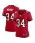 Quandre Mosely 34 Tampa Bay Buccaneers Women Game Jersey – Red