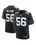 Quincy Williams 56 New York Jets Alternate Game Men Jersey – Legacy Black
