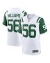 Quincy Williams 56 New York Jets Classic Alternate Game Men Jersey – White