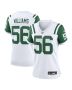 Quincy Williams 56 New York Jets Women’s Classic Alternate Game Jersey – White