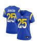 Quindell Johnson 25 Los Angeles Rams Women’s Team Game Jersey – Royal