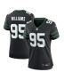 Quinnen Williams 95 New York Jets Alternate Game Jersey – Women, Black