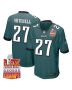 Quinyon Mitchell 27 Philadelphia Eagles Super Bowl LIX Champions Patch Game Men Jersey – Midnight Green