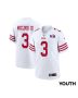 Ray-Ray McCloud III 3 San Francisco 49ers Super Bowl LVIII Patch Game YOUTH Jersey – White