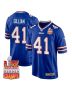 Reggie Gilliam 41 Buffalo Bills Super Bowl LIX Champions Patch Game Men Jersey – Royal