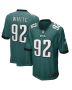 Reggie White 92 Philadelphia Eagles Men Game Retired Jersey – Midnight Green