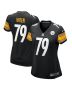 Renell Wren 79 Pittsburgh Steelers Women’s Game Jersey – Black