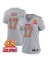 Richie James 17 Kansas City Chiefs Super Bowl LVIII Champions 4X Atmosphere Fashion Game Women Jersey – Gray
