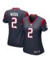 Robert Woods 2 Houston Texans Women’s Game Jersey – Navy